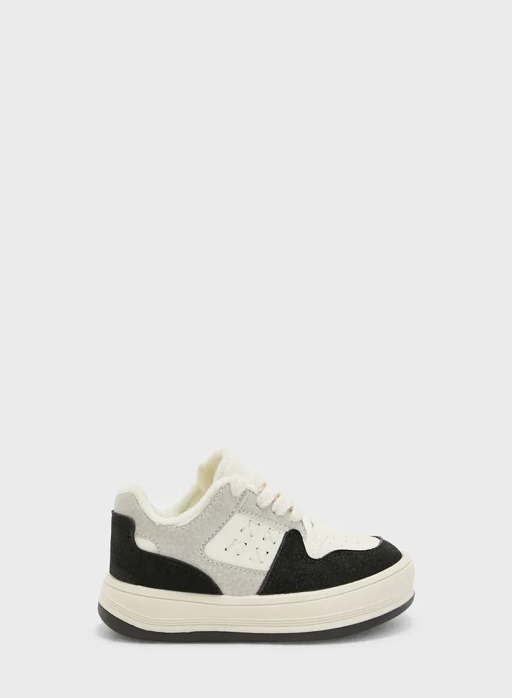 Kids Lace-Up Closure Sneaker