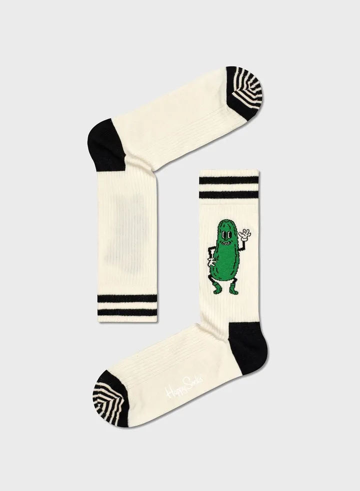 Embroidered Crew Sock