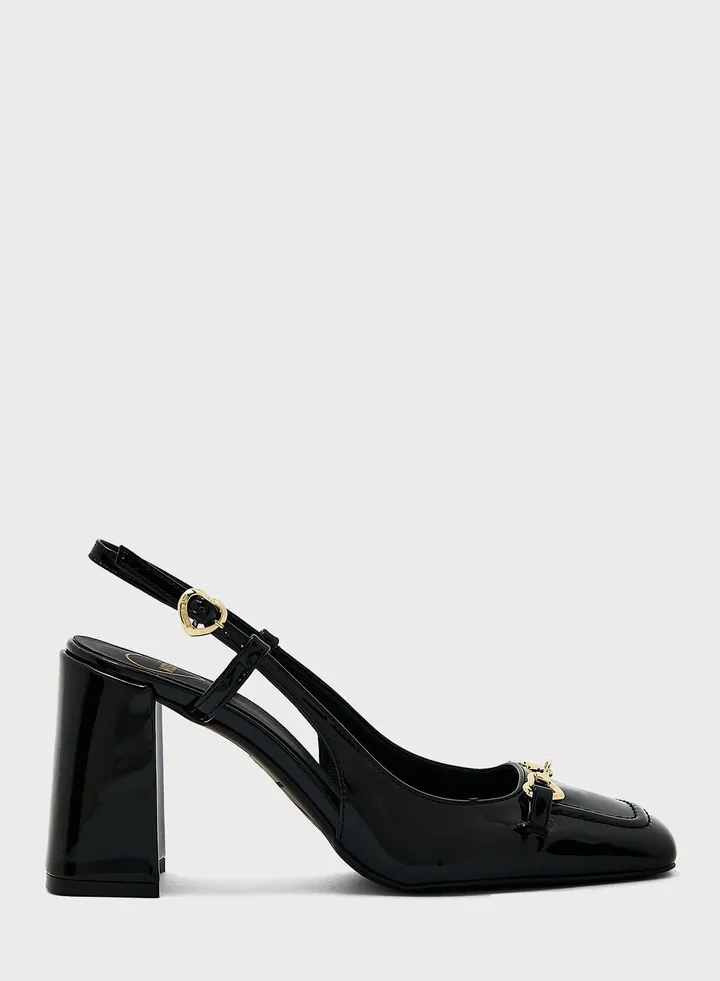 Heart Buckle Pumps