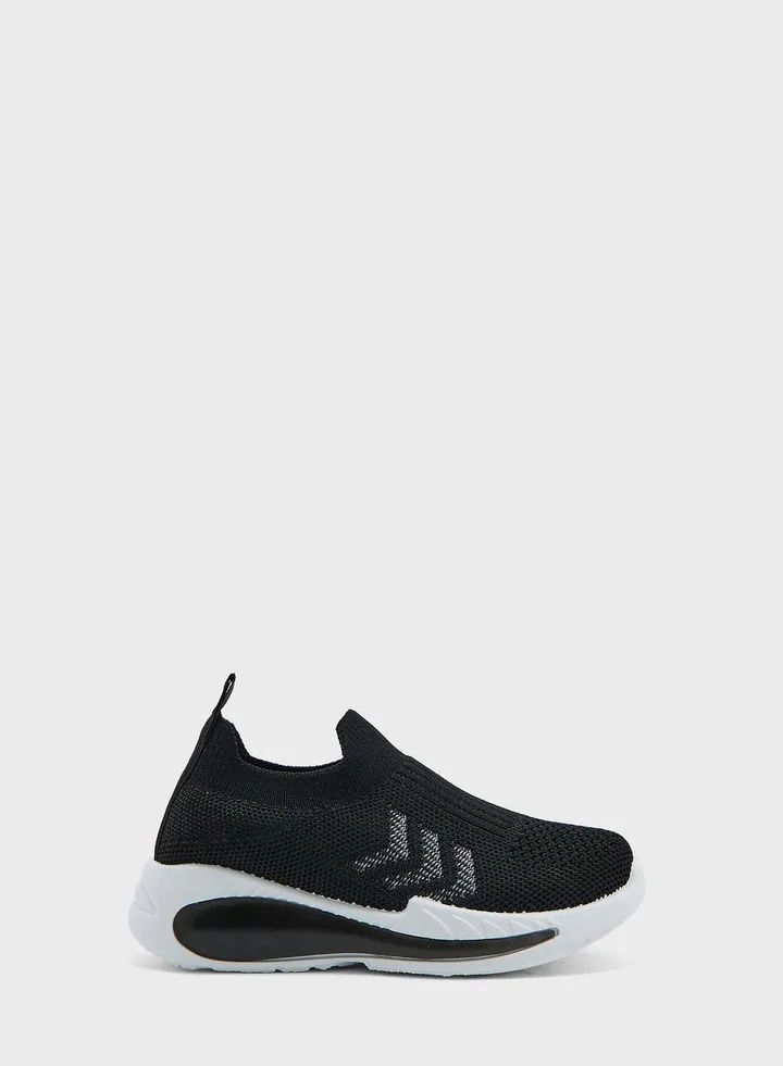 Patterned Knit Casual Slip On'S