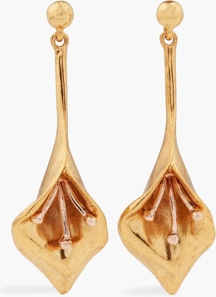 Gold-tone earrings