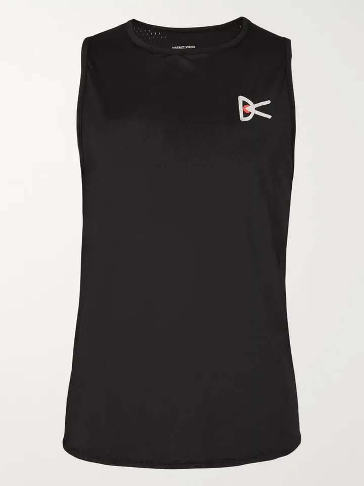 Air-Wear Stretch-Mesh Tank Top