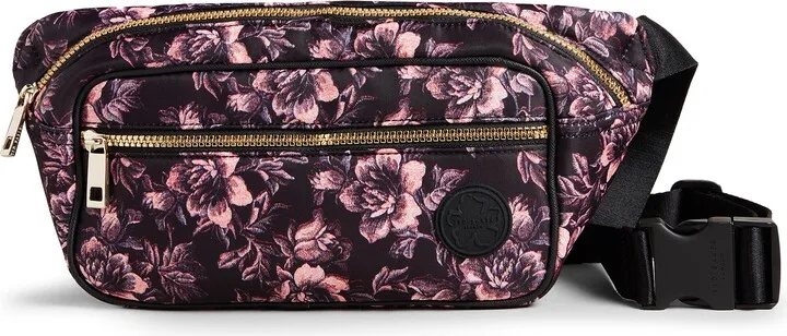 Ozana Glitch Floral Belt Bag