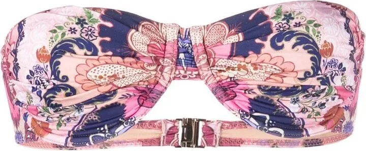 Laurel ruched bikini top