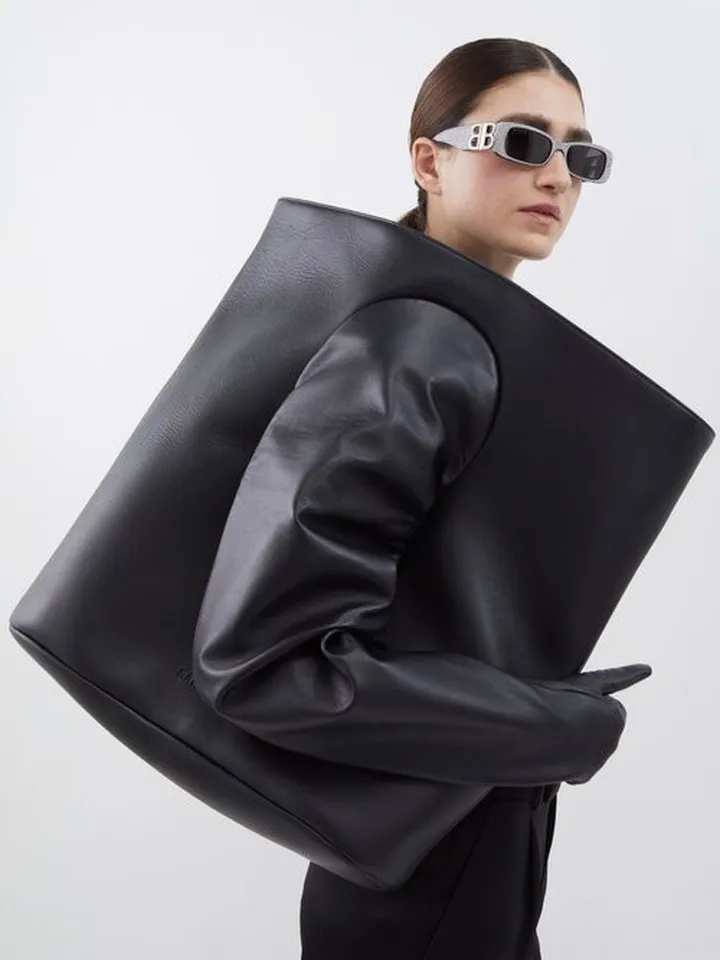Glove Large Leather Tote Bag
