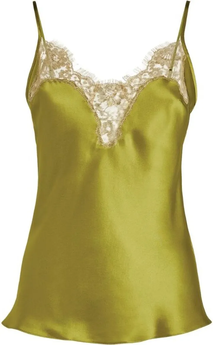 Gilda & Pearl Lace-Embroidered Golden Hour Camisole