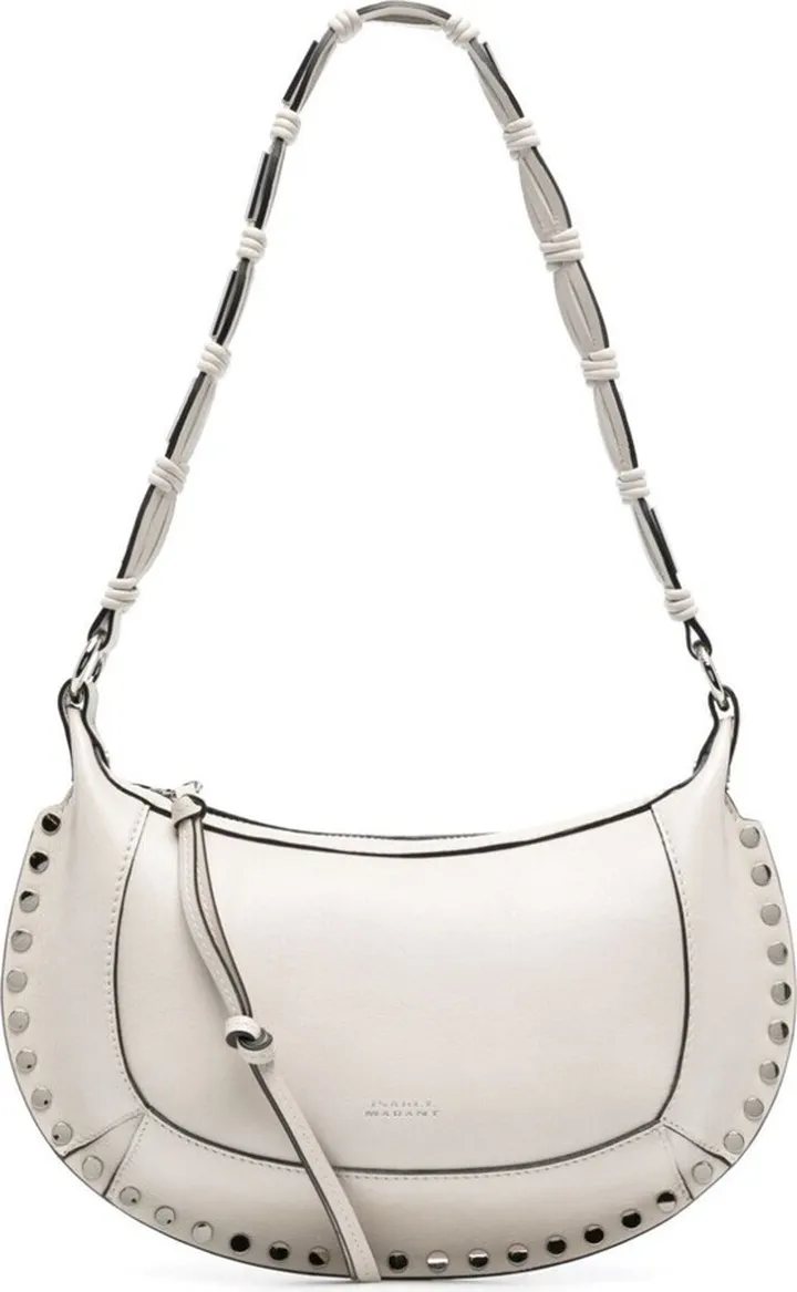 Neutral Oskan Moon Leather Shoulder Bag