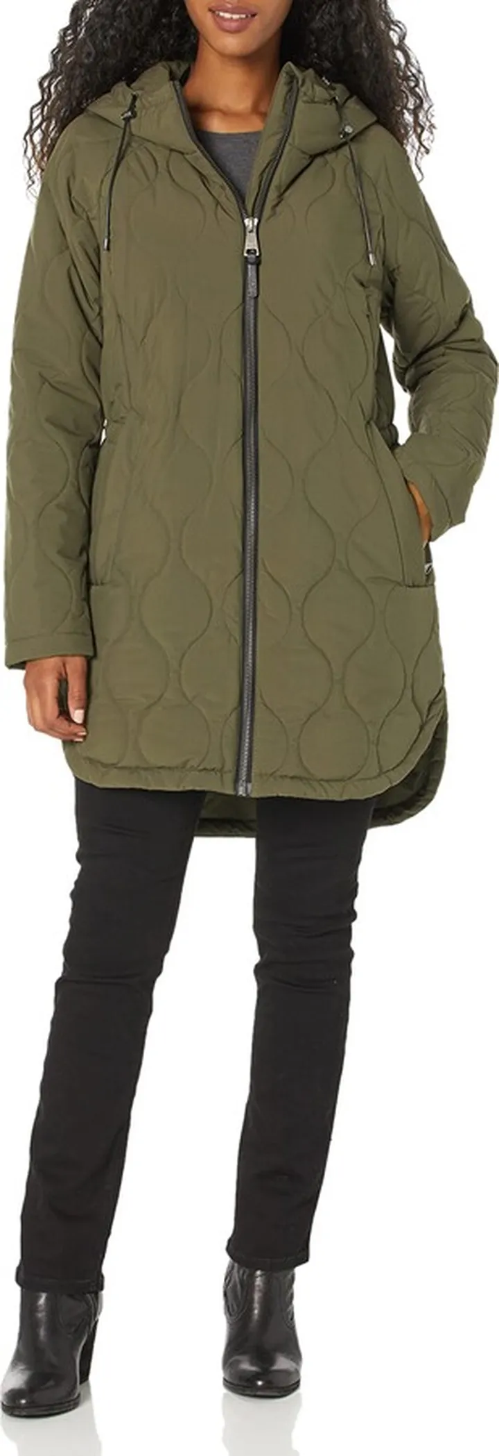 DKNY Women's Everyday Outerwear Walker Quilt Jacket