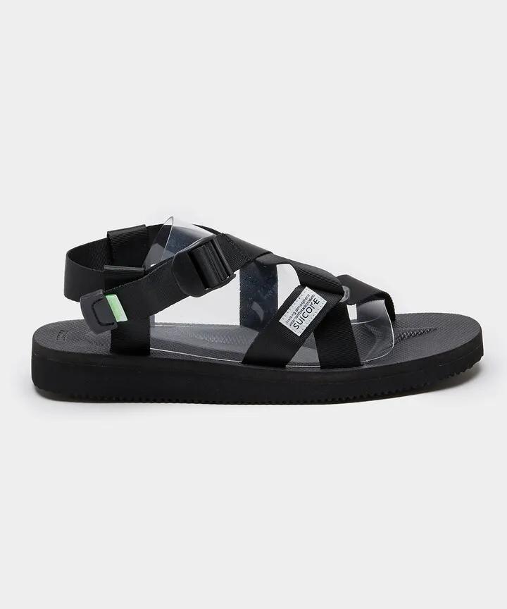 Suicoke Chin2-cab Sandal in Black