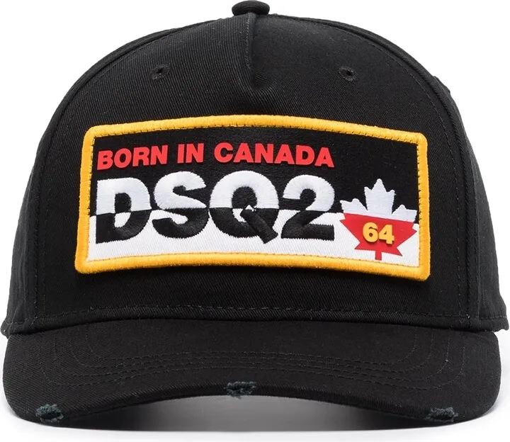 DSQ2 logo-patch baseball cap