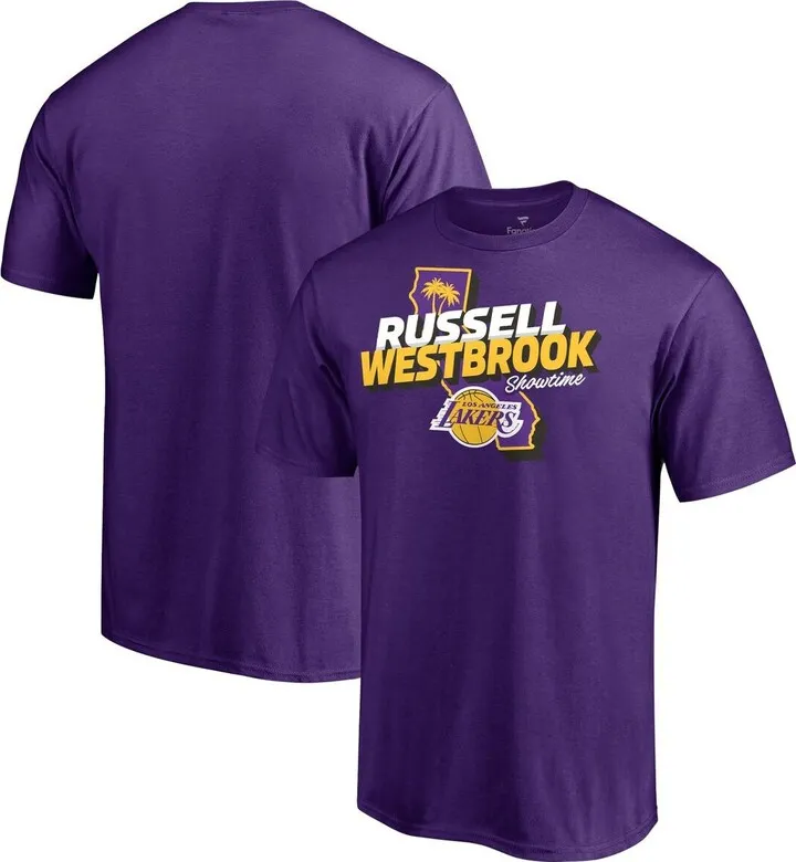 Men's Russell Westbrook Purple Los Angeles Lakers Hometown Collection Player T-shirt
