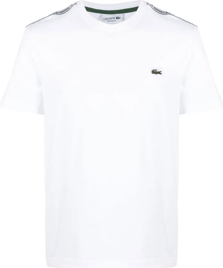 logo-tape detail T-shirt