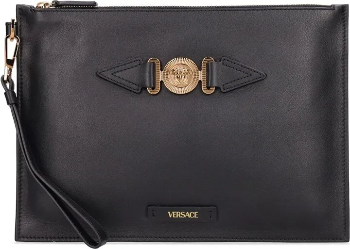 Medusa leather pouch