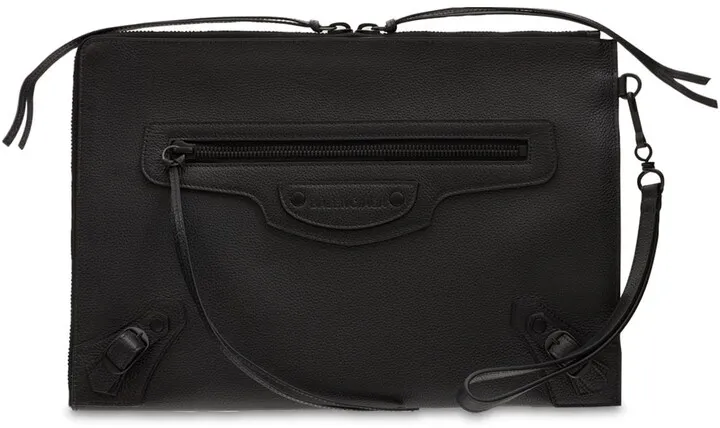 Logo Leather Pouch