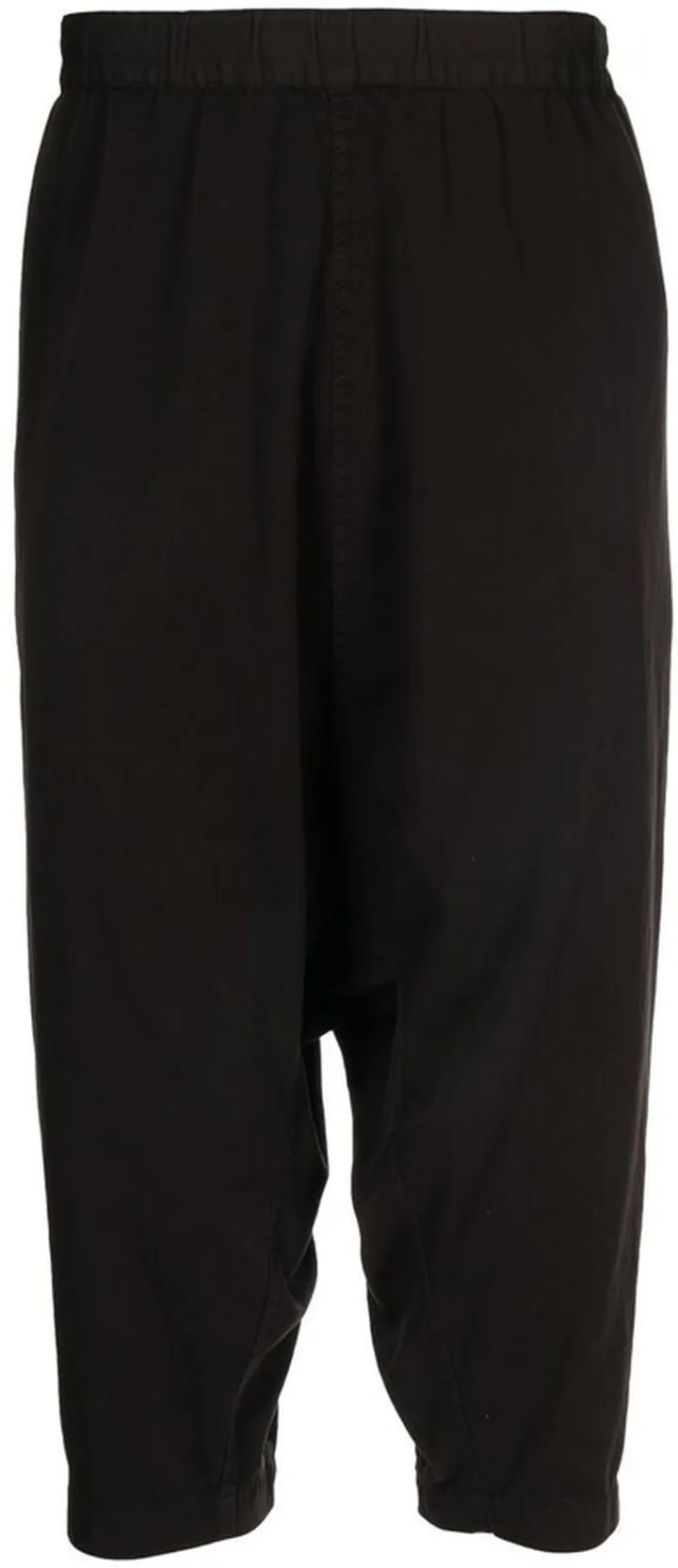 Drop-Crotch Cropped Trousers