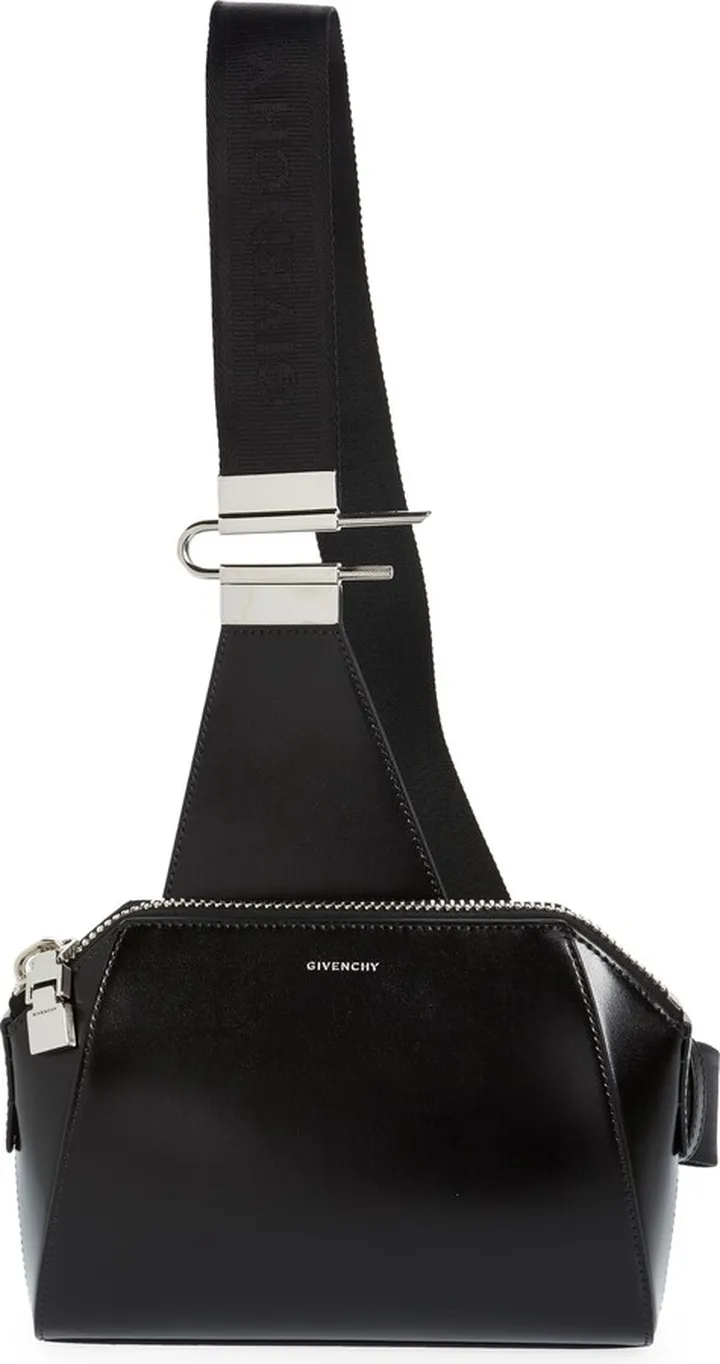 Small Antigona Leather Crossbody Bag