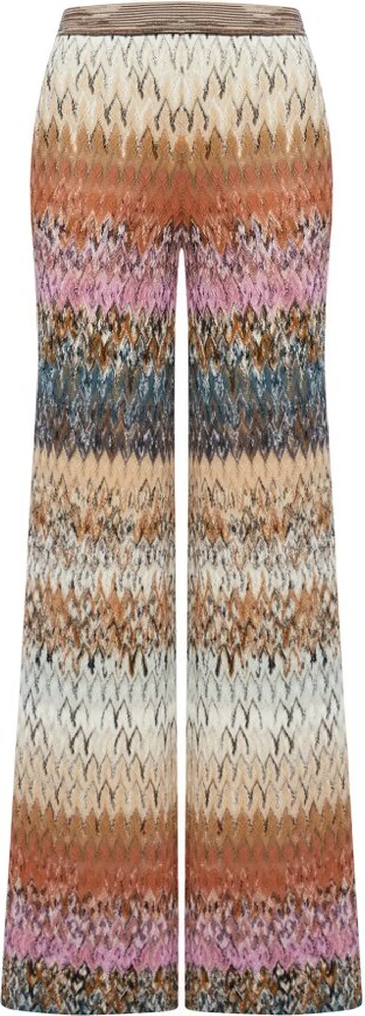 Missoni Straight-Leg Striped Knitted Trousers