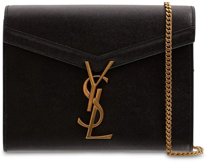Cassandra Leather Chain Wallet Bag
