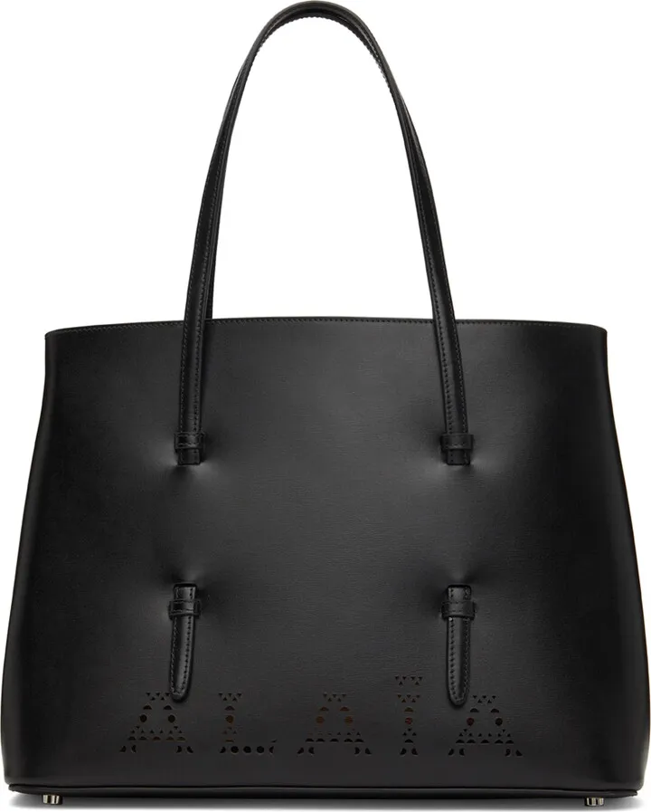 ALAÏA Black Mina 32 Tote