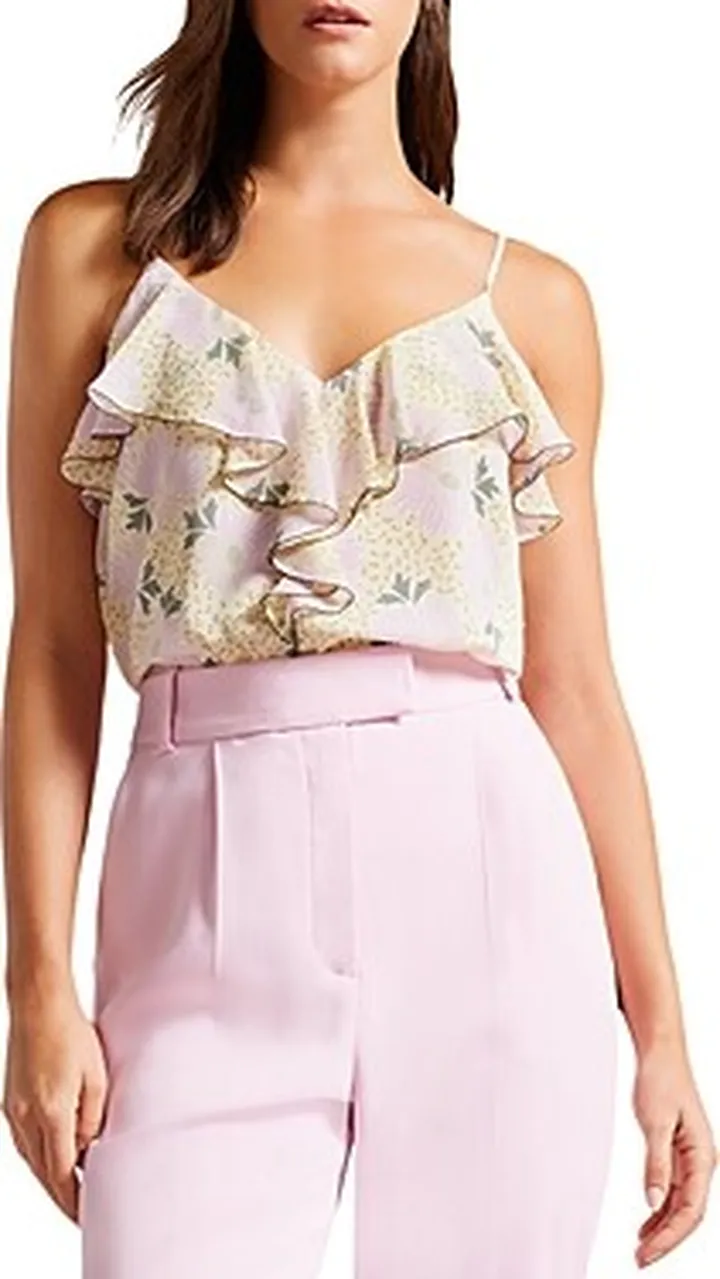 Ted Baker Shaunia Ruffled V Neck Camisole