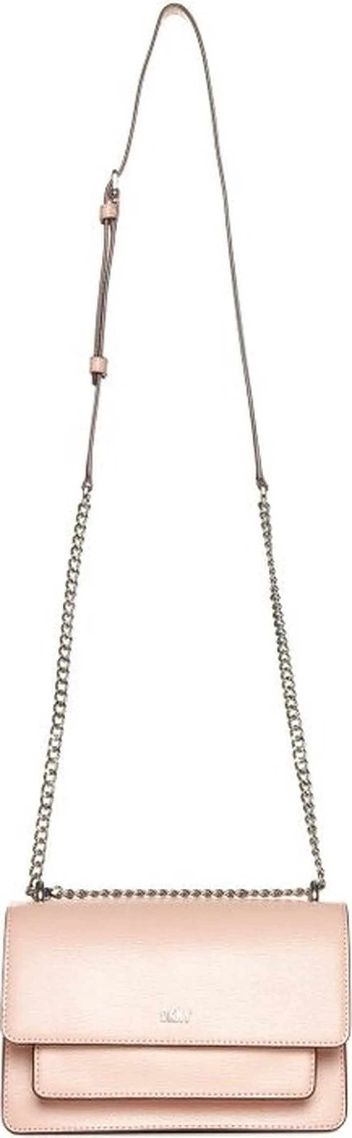 DKNY Bryant Logo Plaque Small Chain Flap Bag