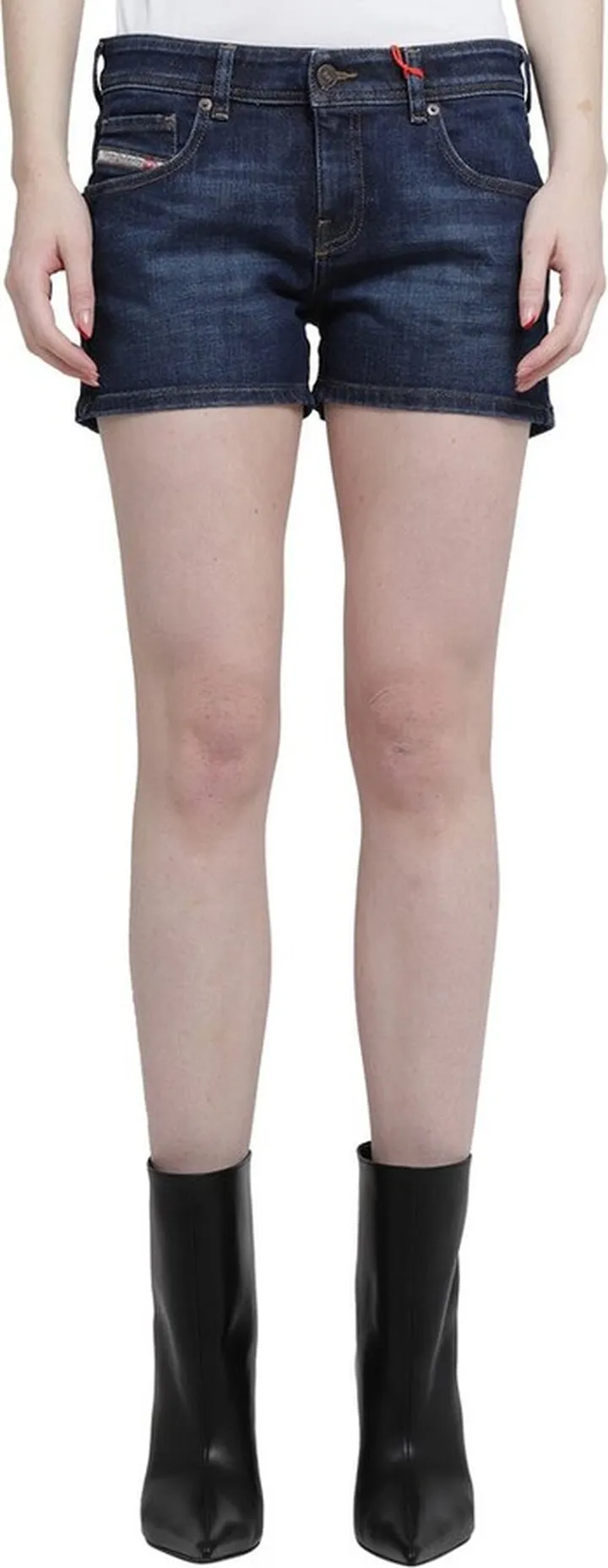 Diesel De-Lyla Fitted Denim Shorts