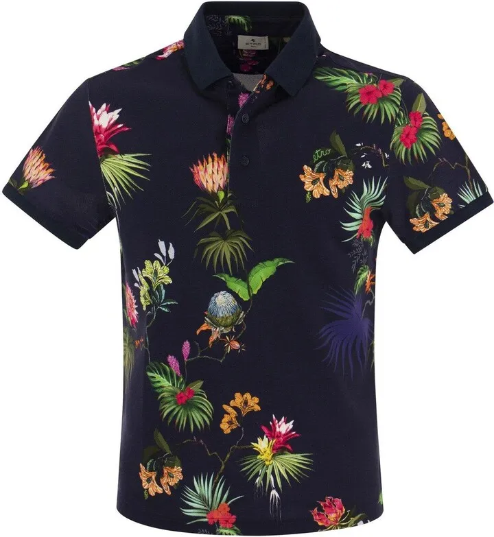 Floral-print Short-sleeved T-shirt