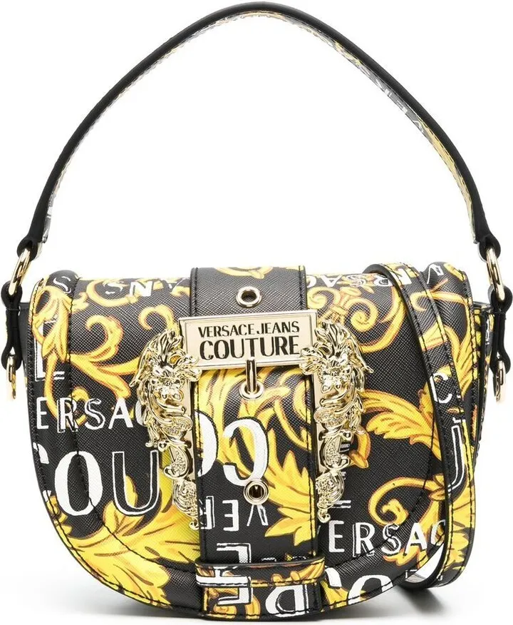 Baroque-buckle tote bag