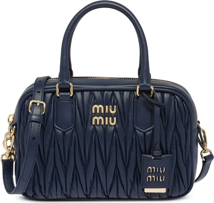 Matelassé Leather Tote Bag