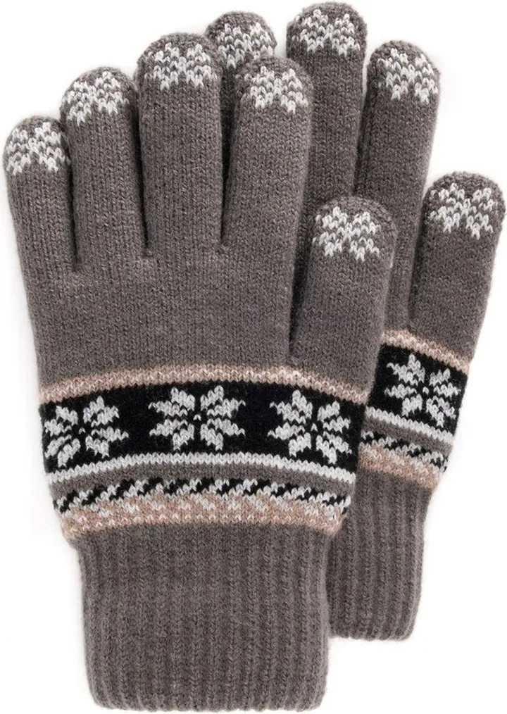 MUK LUKS Lined Touchscreen Gloves-Shadow OS