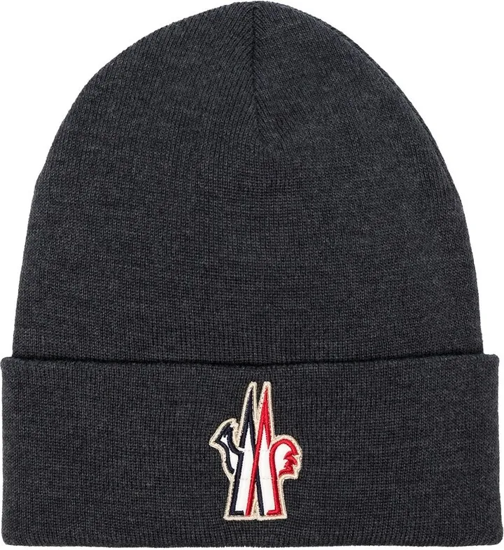 Logo Patch Knitted Beanie
