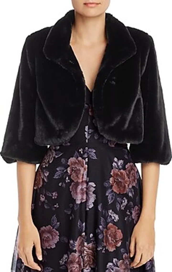 Laundry by Shelli Segal Faux Fur Shrug