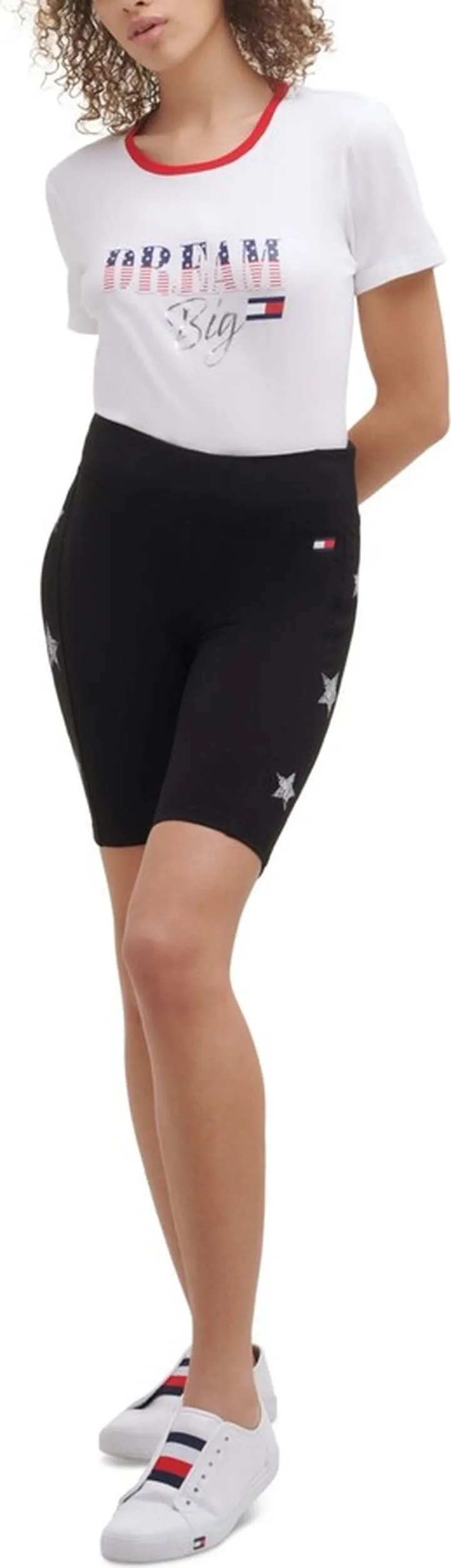 Womens Printed Fitness Bike Short