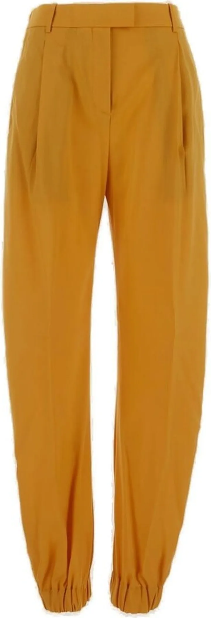 High Waist Elasticated Cuff Trousers