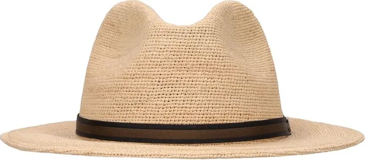 Argentina medium brim straw panama hat