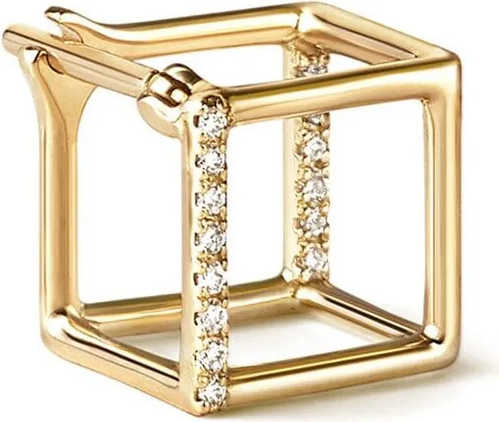 Diamond Square Earring 7 (01)