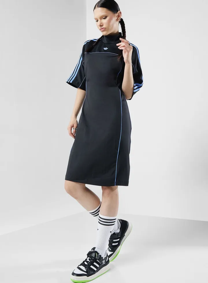 Logo Fitted Dress