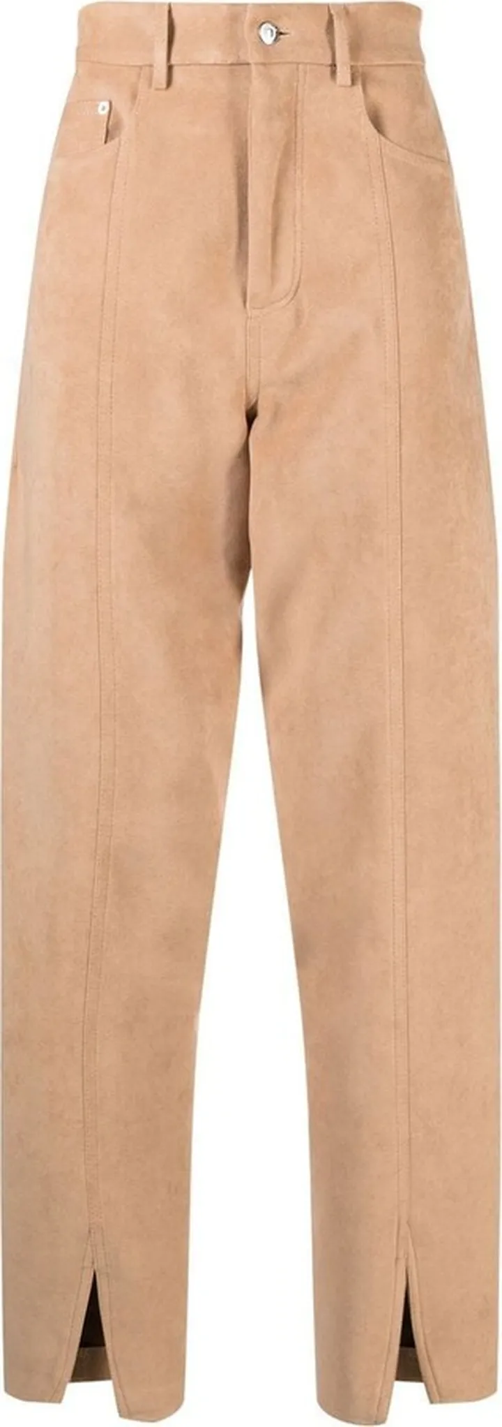 Logo-Patch Straight-Leg Trousers