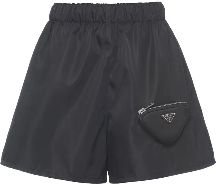 Re-Nylon pouch shorts