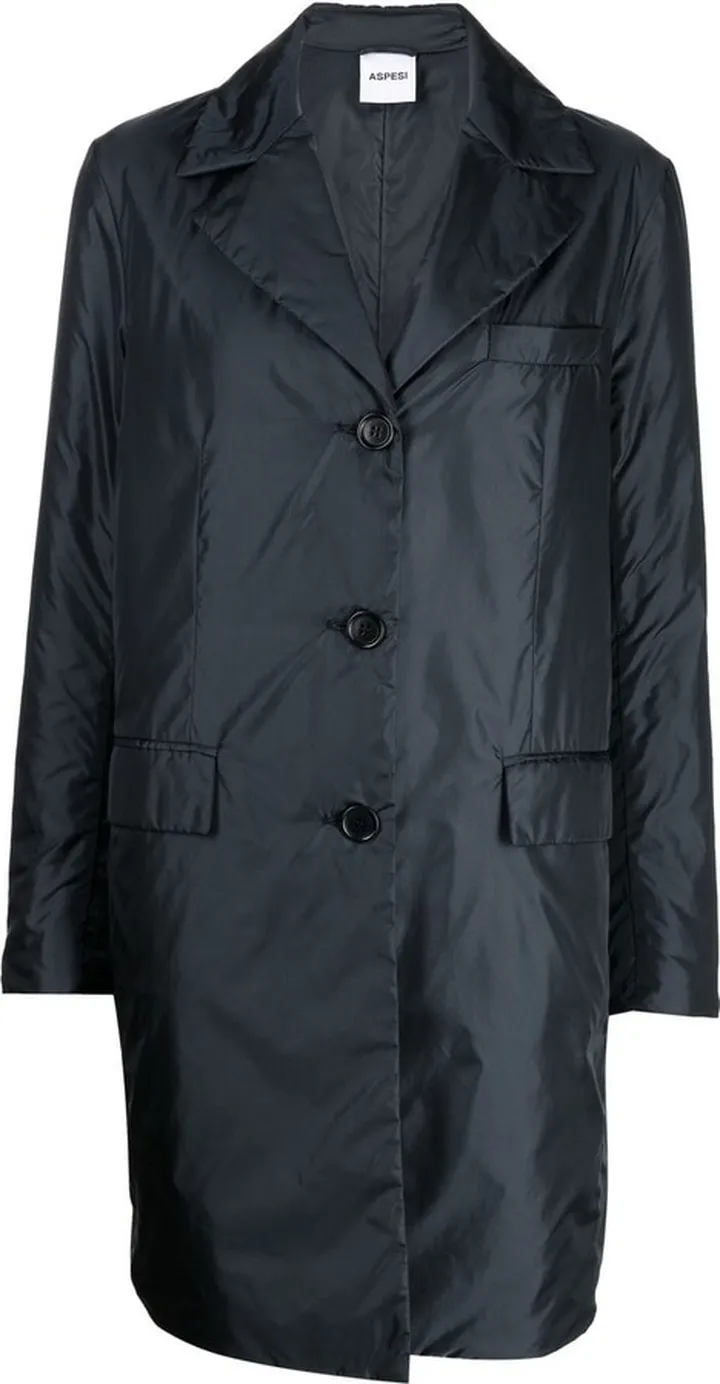 Single-Breasted Button Coat