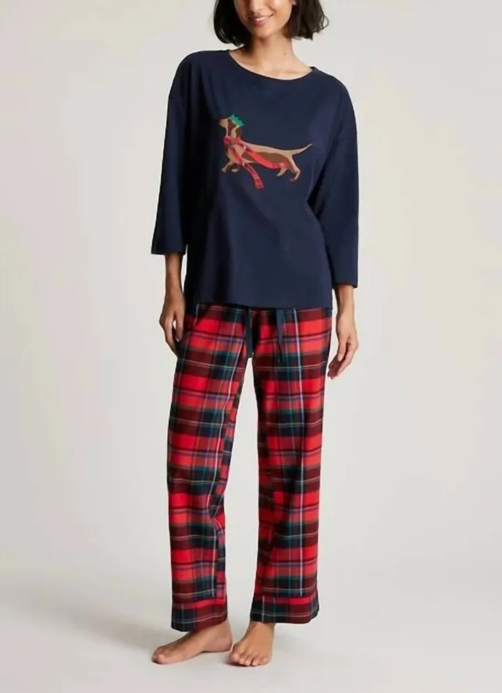Goodnight Christmas Pyjama Set in Xmas Dog