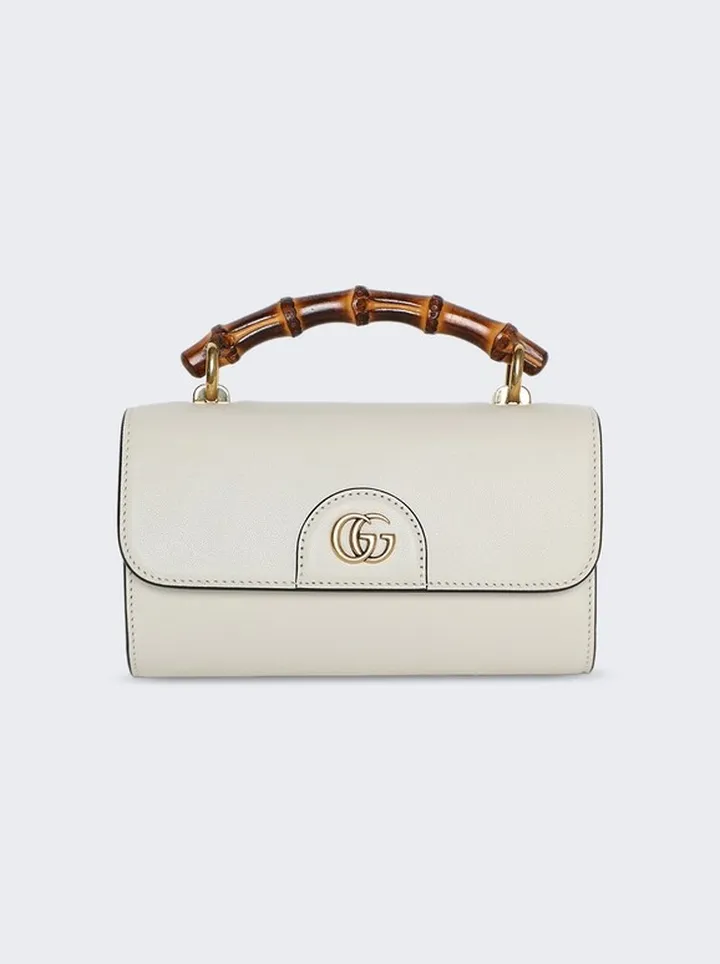 Diana Mini Shoulder Bag White