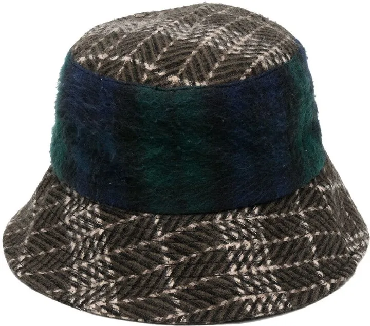Chevron-Knit Bucket Hat