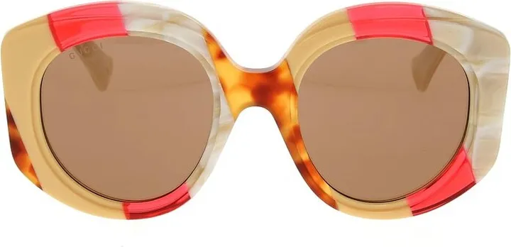 Gucci Eyewear Panthos Frame Sunglasses