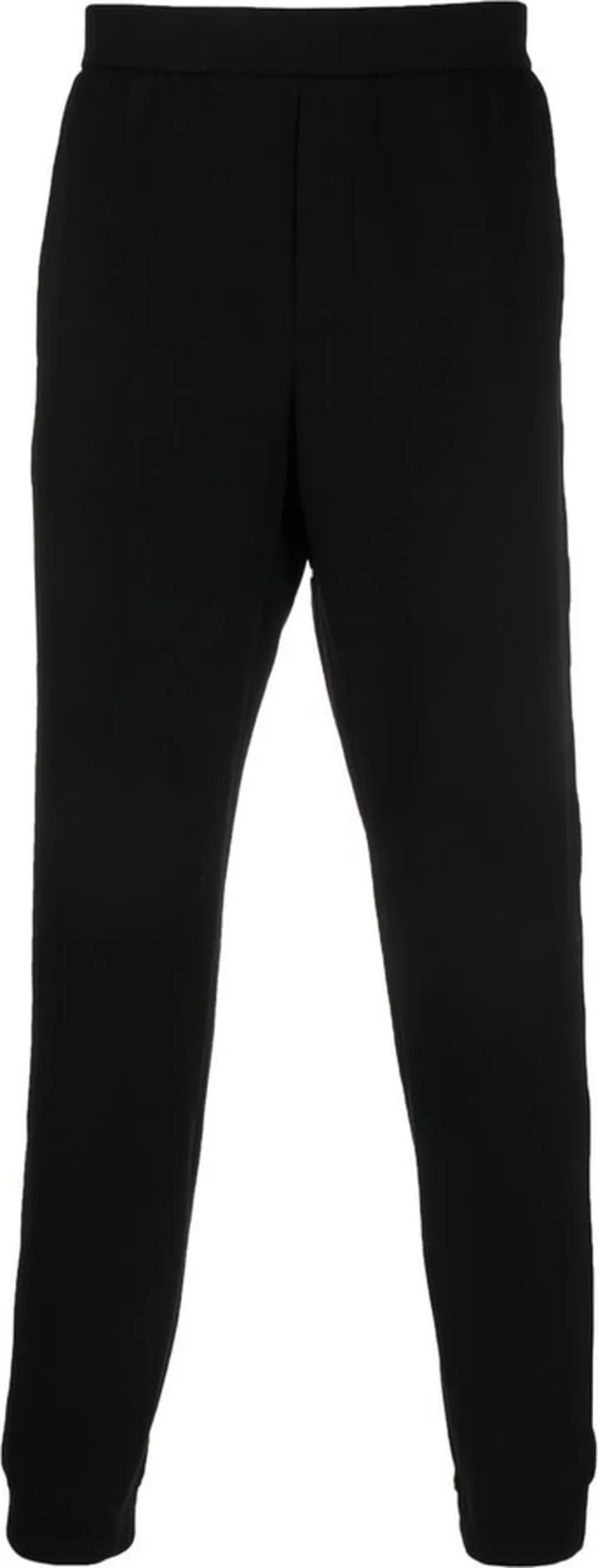 Logo-Tape Detail Tapered Trousers