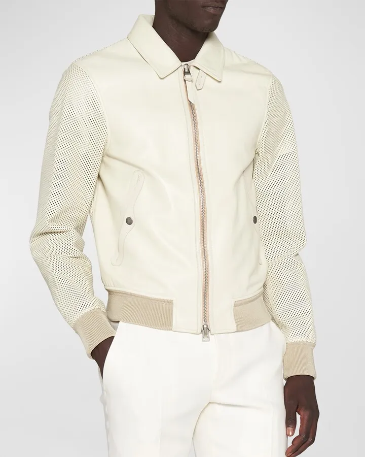 Men's Plonge Leather Jacket