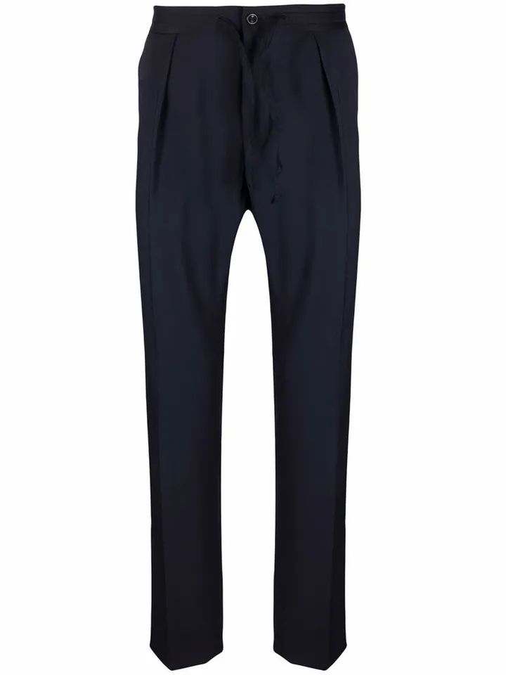 Tapered Virgin-Wool Trousers