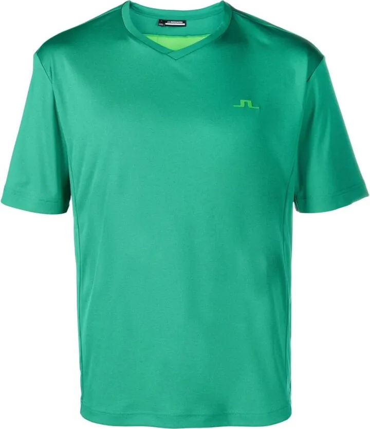 logo-print jersey T-shirt