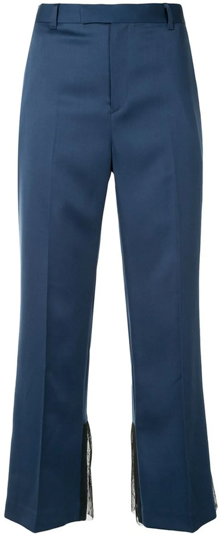 Panelled Straight-Leg Trousers