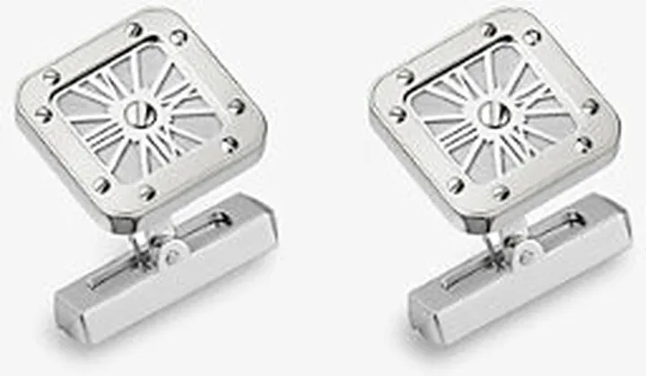 Mens Silver Santos de Palladium-plated Sterling Silver Cufflinks